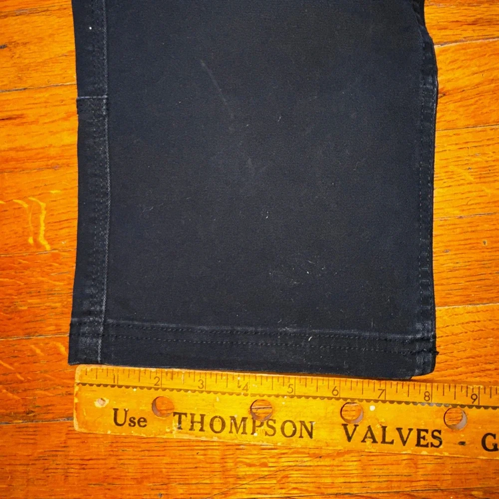 Brahma Mens Black Utility Carpenter Work Pants Straight Leg‎ 32x32 Hammer Loop